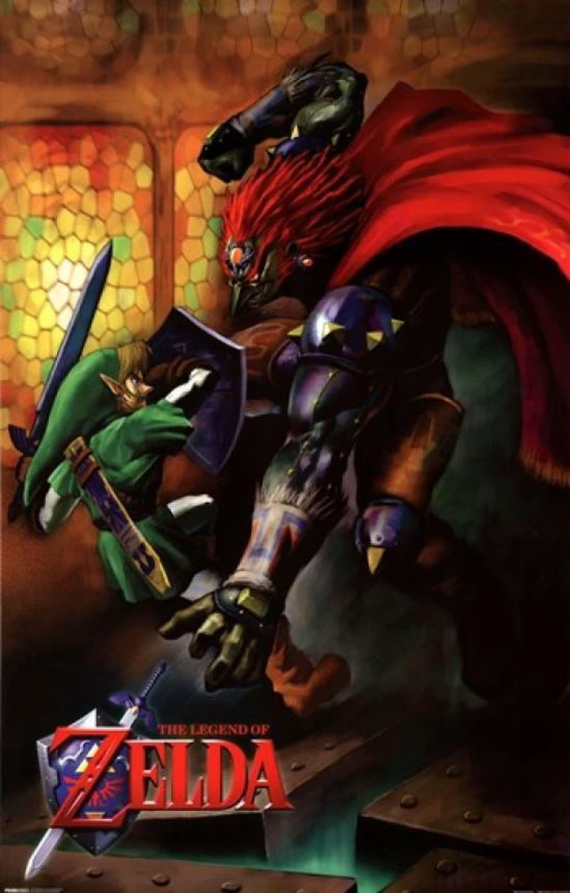 Main image of Zelda - Link vs. Ganondorf Poster Print (22 x 34)