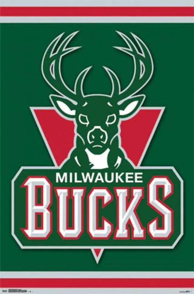 Main image of Milwaukee Bucks - Logo 14 Poster Print (24 x 36)