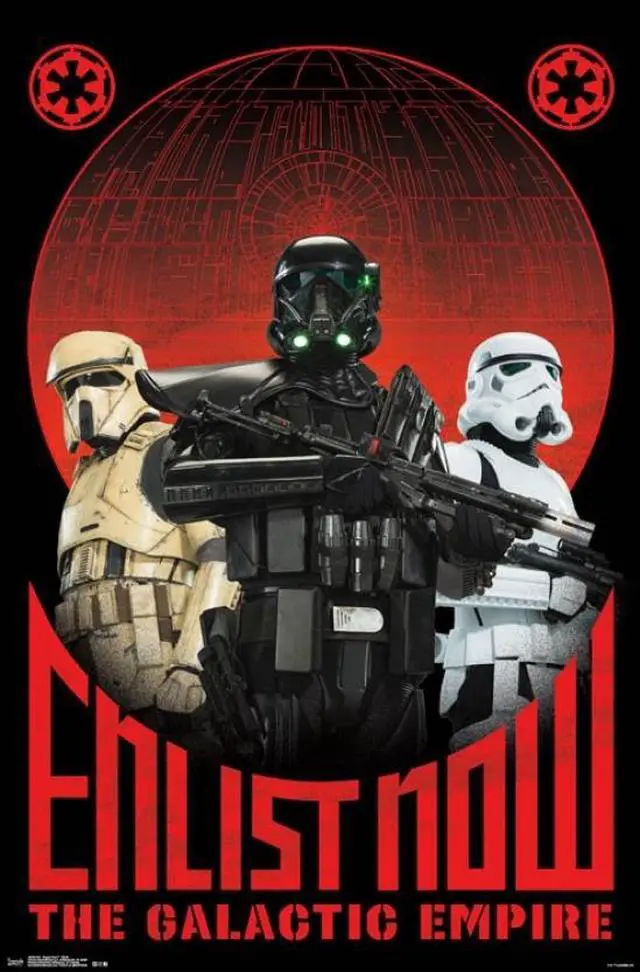 Main image of Foil - Star Wars Rogue One_ - Enlist Poster Print (22 x 34)