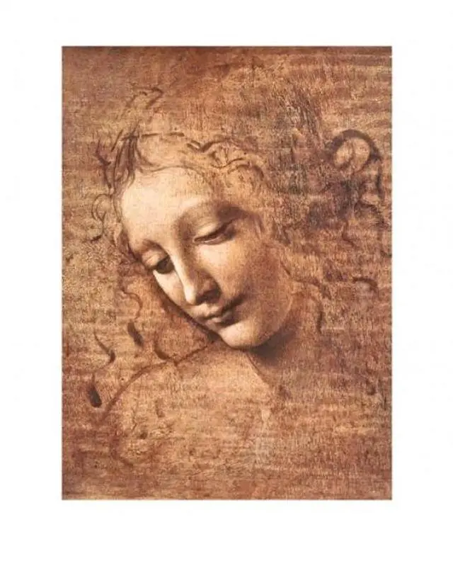 Main image of Female Head - La Scapigliata Poster Print (11 x 14)