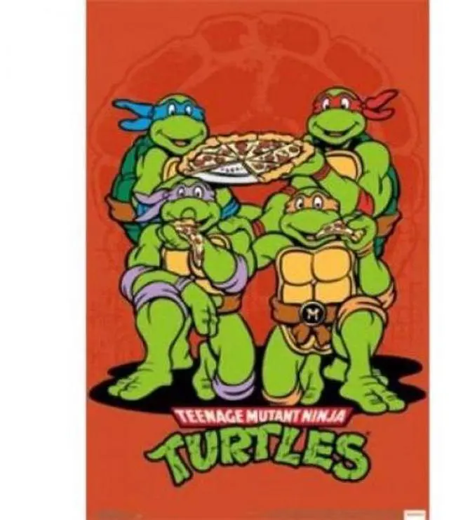 Main image of Teenage Mutant Ninja Turtles Pizza Poster Print (22 x 34)