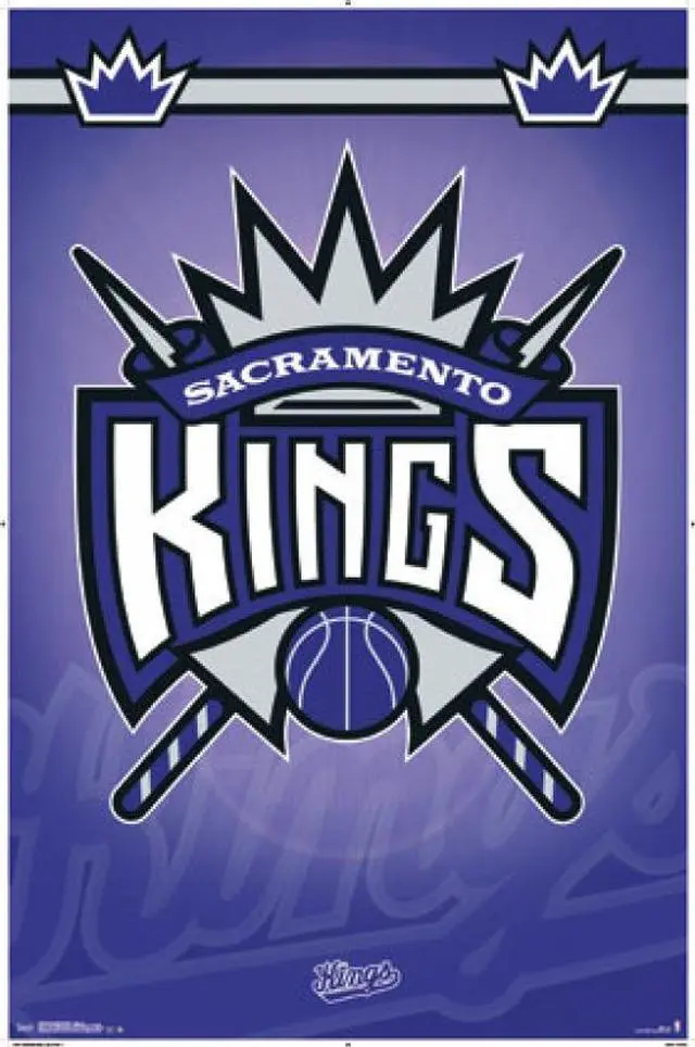 Main image of Sacramento Kings - Logo 14 Poster Print (22 x 34)