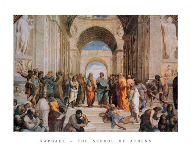 Main image of School Of Athens Poster Print (28 x 22)