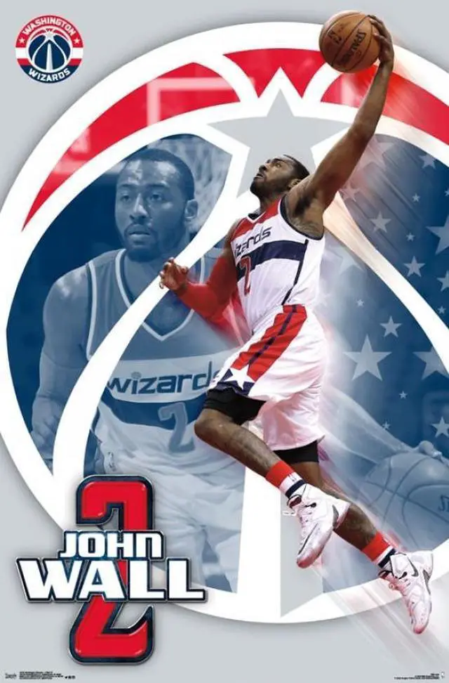 Main image of Washington Wizards - J Wall 16 Poster Print (22 x 34)