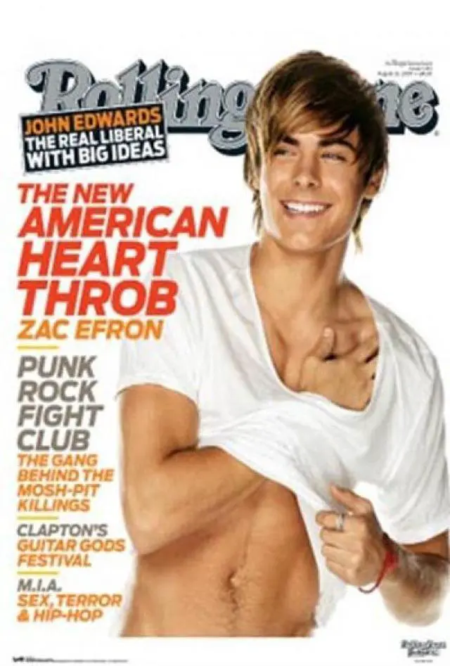 Main image of Rolling Stone - Zac Efron Poster Print (22 x 34)
