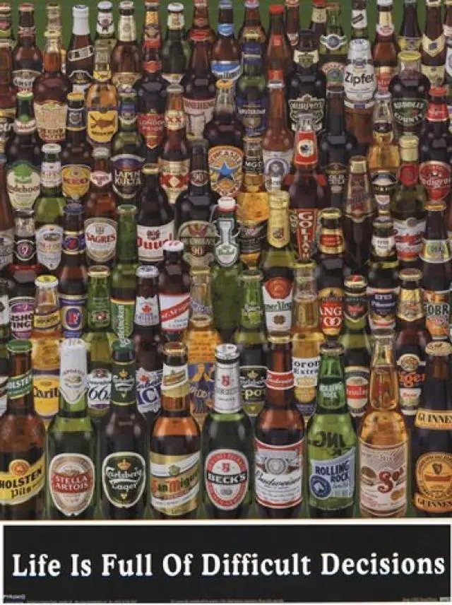 Main image of Beer Bottles Poster Print (16 x 20)