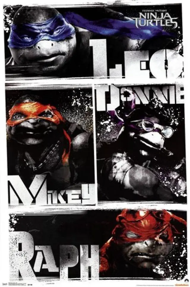 Main image of Ninja Turtles - Blur Poster Print (24 x 36)