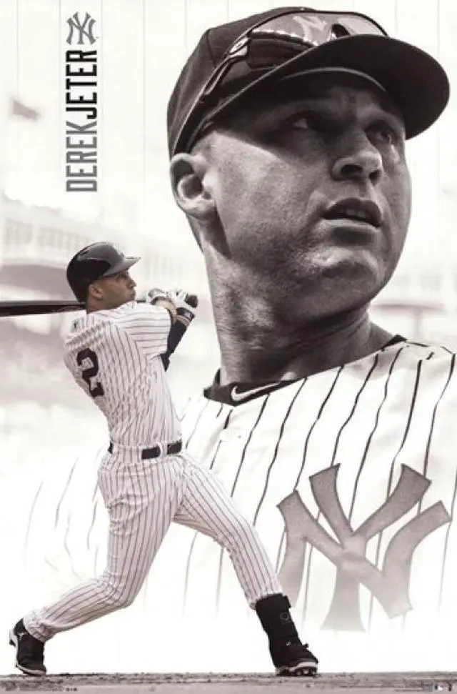 Main image of New York Yankees- D Jeter 14 Poster Print (22 x 34)