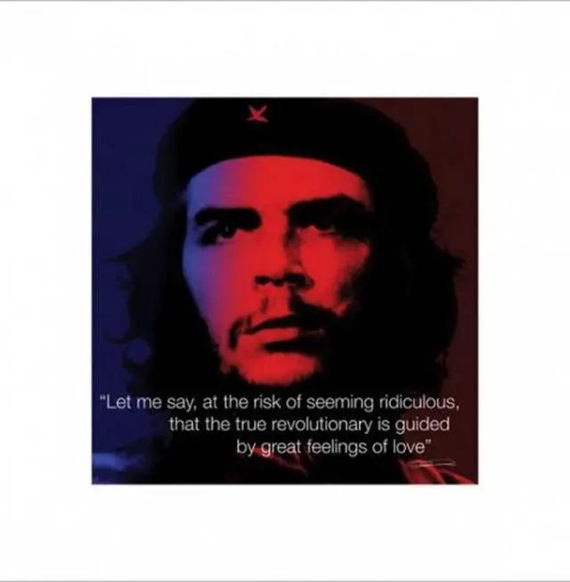 Main image of Che Guevara - iQuote - Great Feelings of Love Poster Print (16 x 16)