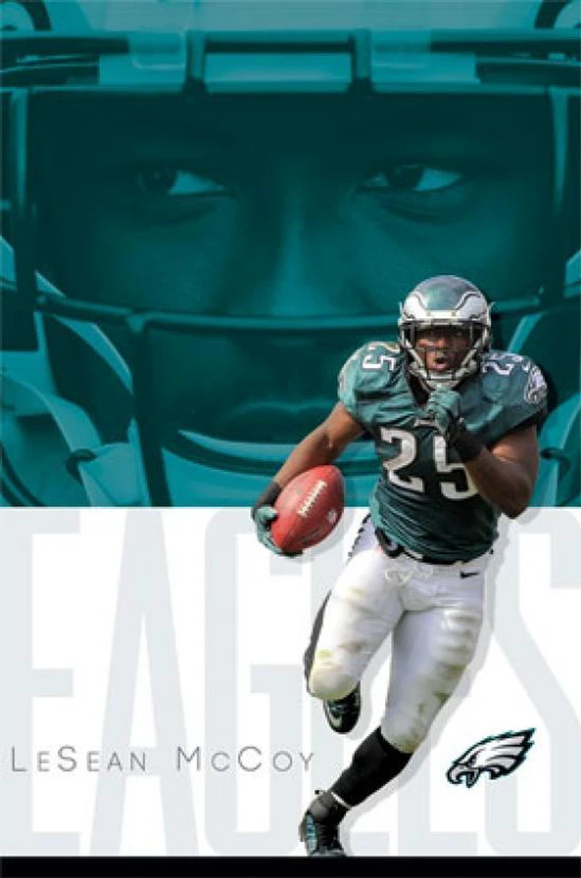 Main image of Philadelphia Eagles - L McCoy 14 Poster Print (24 x 36)