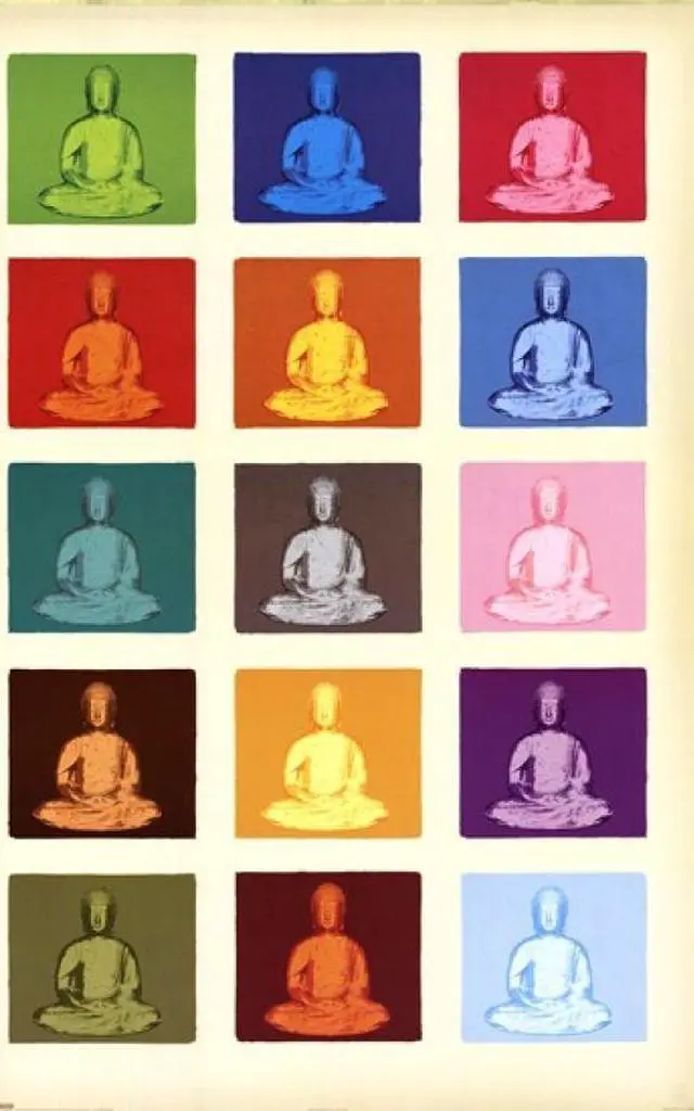 Main image of Buddha - Pop Art Poster Print (22 x 34)