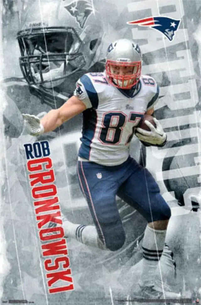 Main image of New England Patriots - R Gronkowski 14 Poster Print (22 x 34)