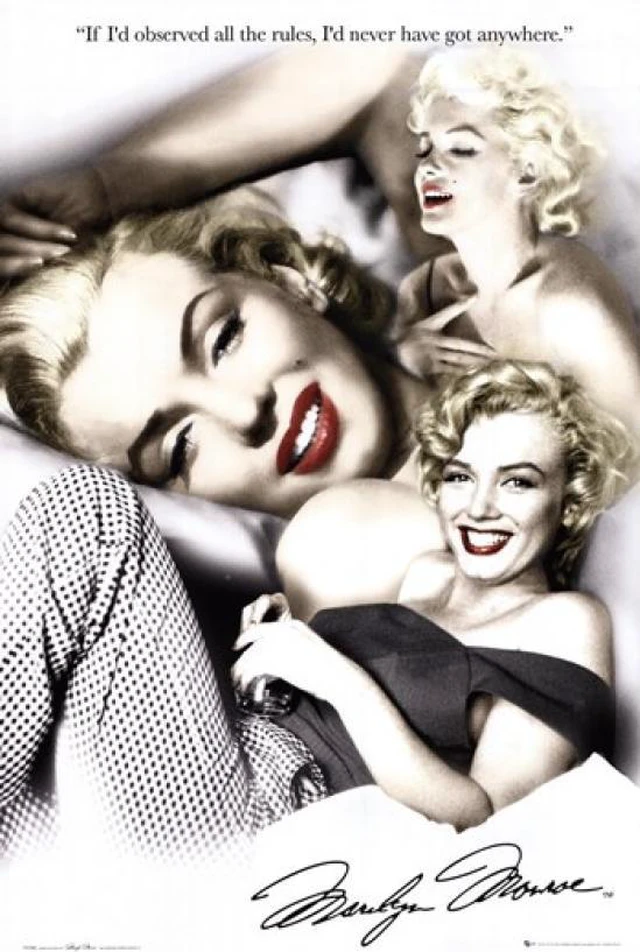 Main image of Marilyn Monroe - rules Poster Print (22 x 34)