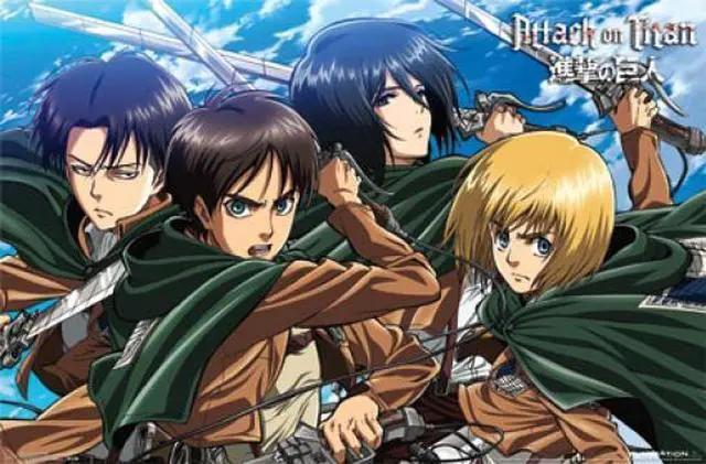 Main image of Attack on Titan - Swords Poster Print (22 x 34)
