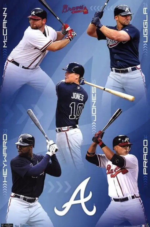 Main image of Atlanta Braves - Collage 2011 Poster Print (24 x 36)