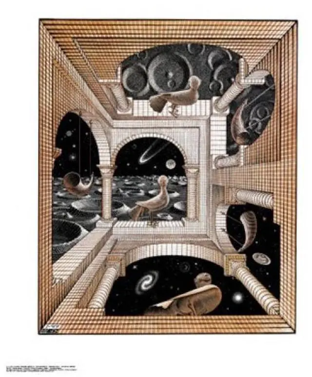Main image of Another World Poster Print by M.C. Escher (22 x 26)