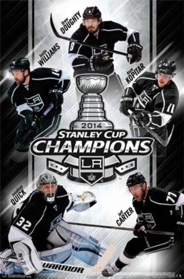 Main image of 2014 Los Angeles Kings Stanley Cup - Champs Poster Print (22 x 34)