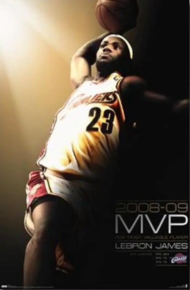 Main image of LeBron James - 2009 MVP Poster Print (22 x 34)