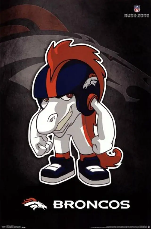 Main image of Denver Broncos - Rusher 2013 Poster Print (22 x 34)