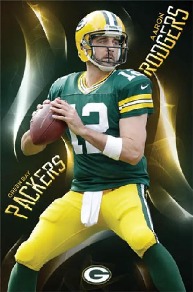 Main image of Green Bay Packers - Aaron Rodgers 2015 Poster Print (22 x 34)