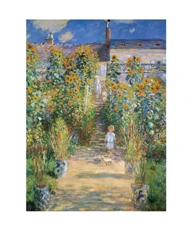 Main image of Garden At Vetreuil - Claude Monet Poster Print (11 x 14)