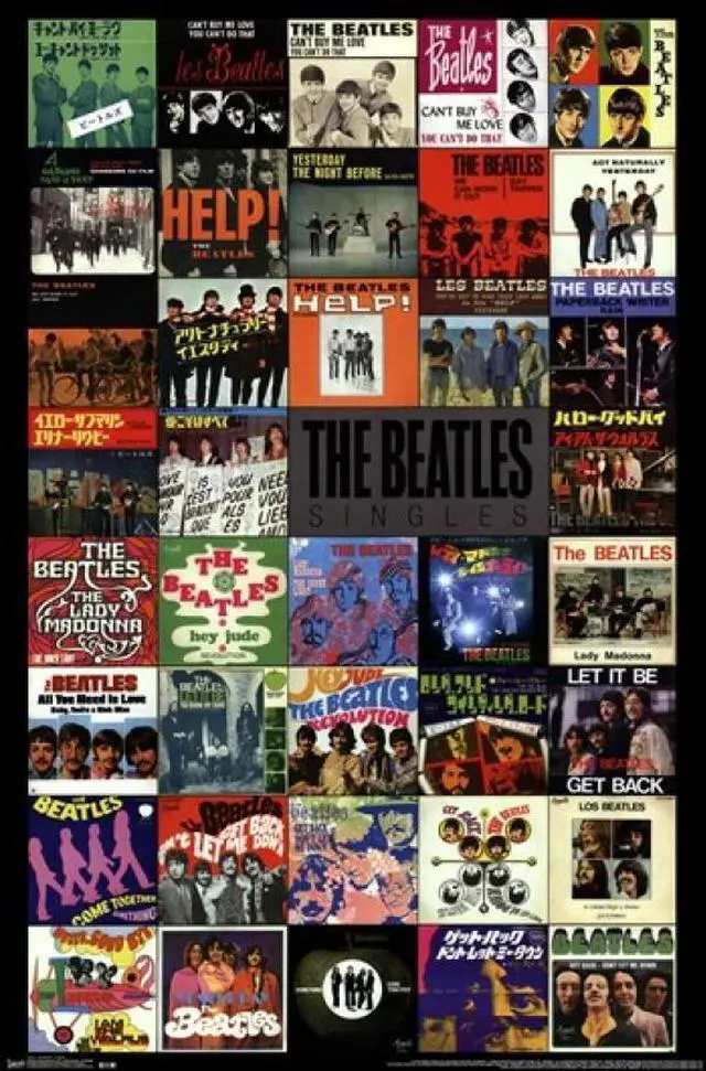 Main image of The Beatles - Singles Poster Print (22 x 34)