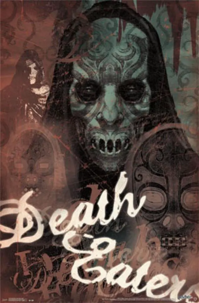 Main image of Harry Potter - Death Eater Masks Poster Print (22 x 34)