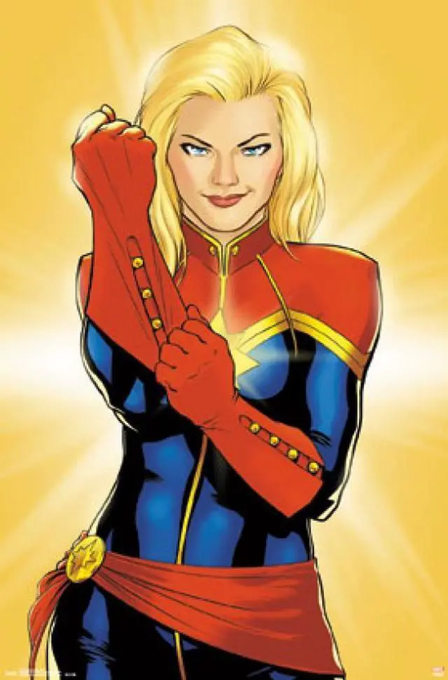 Main image of Captain Marvel - Glove Poster Print (22 x 34)