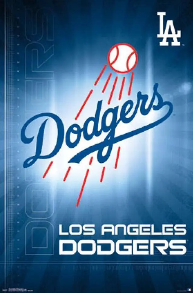 Main image of Los Angeles Dodgers - Logo 16 Poster Print (22 x 34)