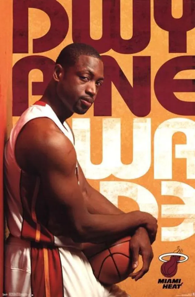 Main image of Miami Heat - D Wade 13 Poster Print (24 x 36)