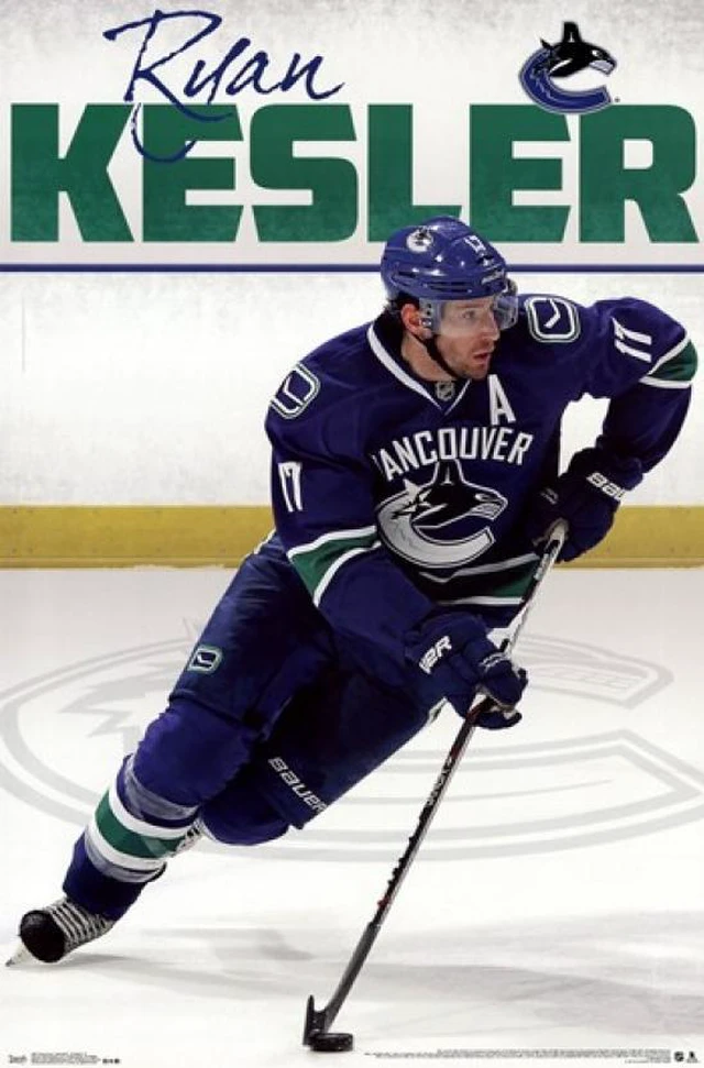 Main image of Vancouver Canucks - R Kesler 13 Poster Print (24 x 36)