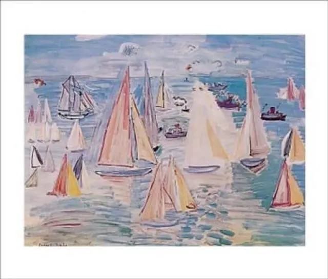 Main image of Regatta Poster Print by Raoul Dufy (28 x 22)