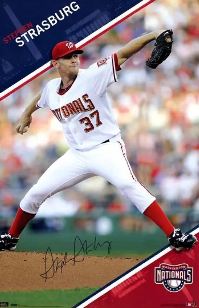 Main image of Nationals - S Strasburg 10 Poster Print (24 x 36)