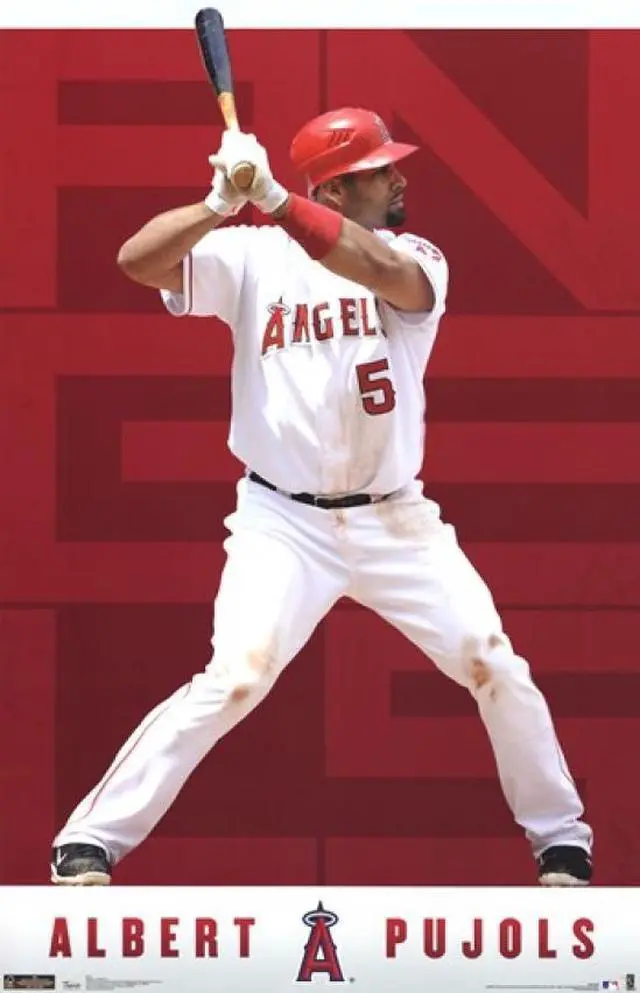 Main image of Anaheim Angels Albert Pujols 12 Poster Print (24 x 36)