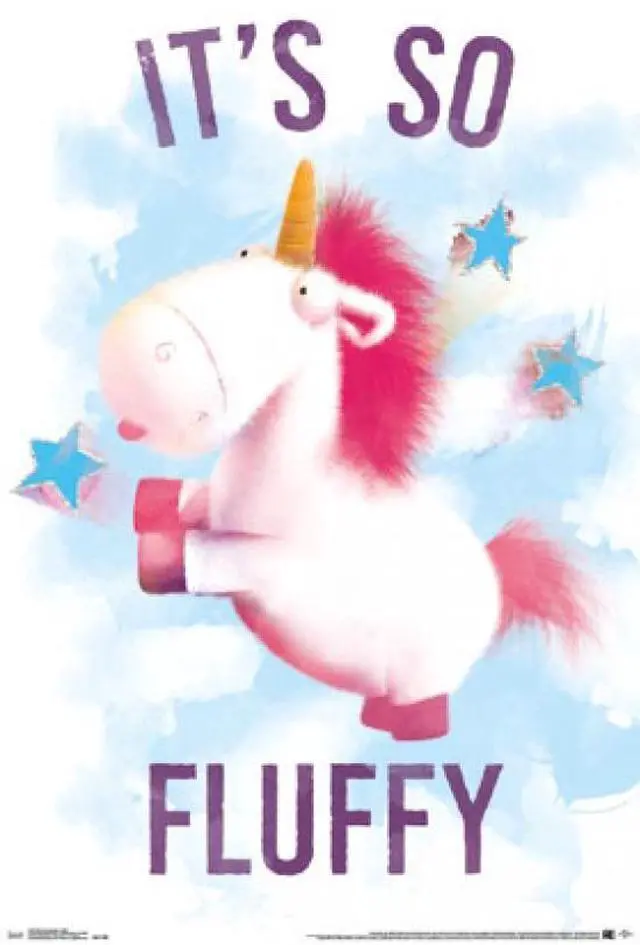 Main image of Dm Unicornicopia - Fluffy Poster Print (22 x 34)