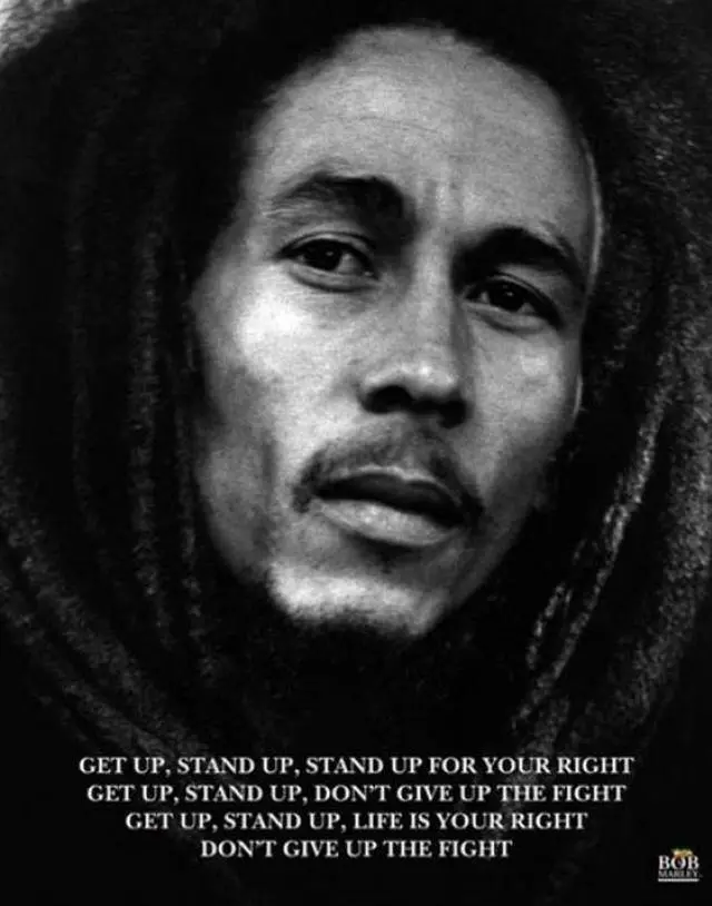 Main image of Bob Marley - Get Up Stand Up Poster Print (16 X 20)