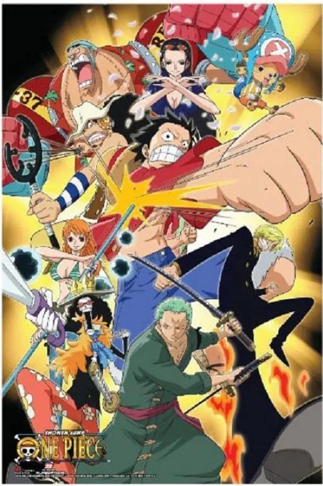 Main image of One Piece - Attacking Punch - Anime Poster Print (24 X 36)