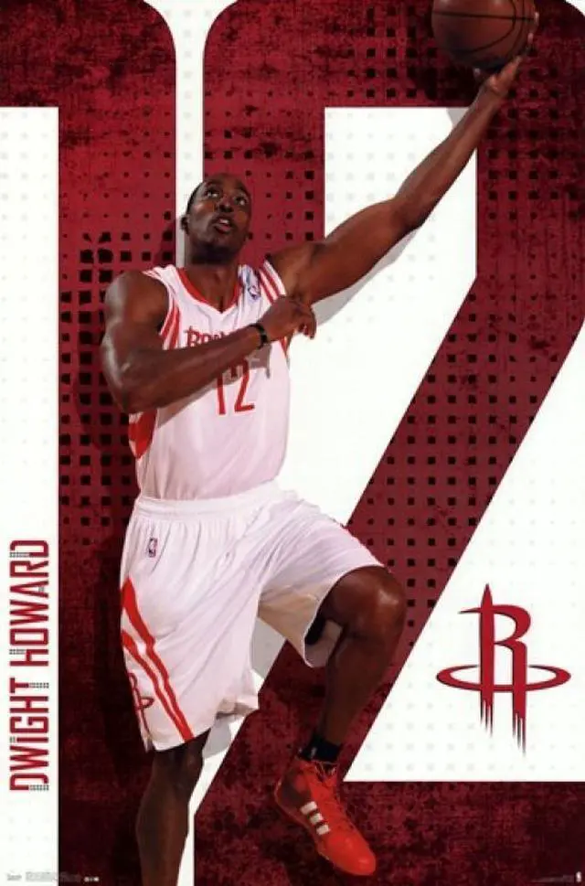 Main image of Houston Rockets - Dwight Howard 2013 Poster Print (24 x 36)