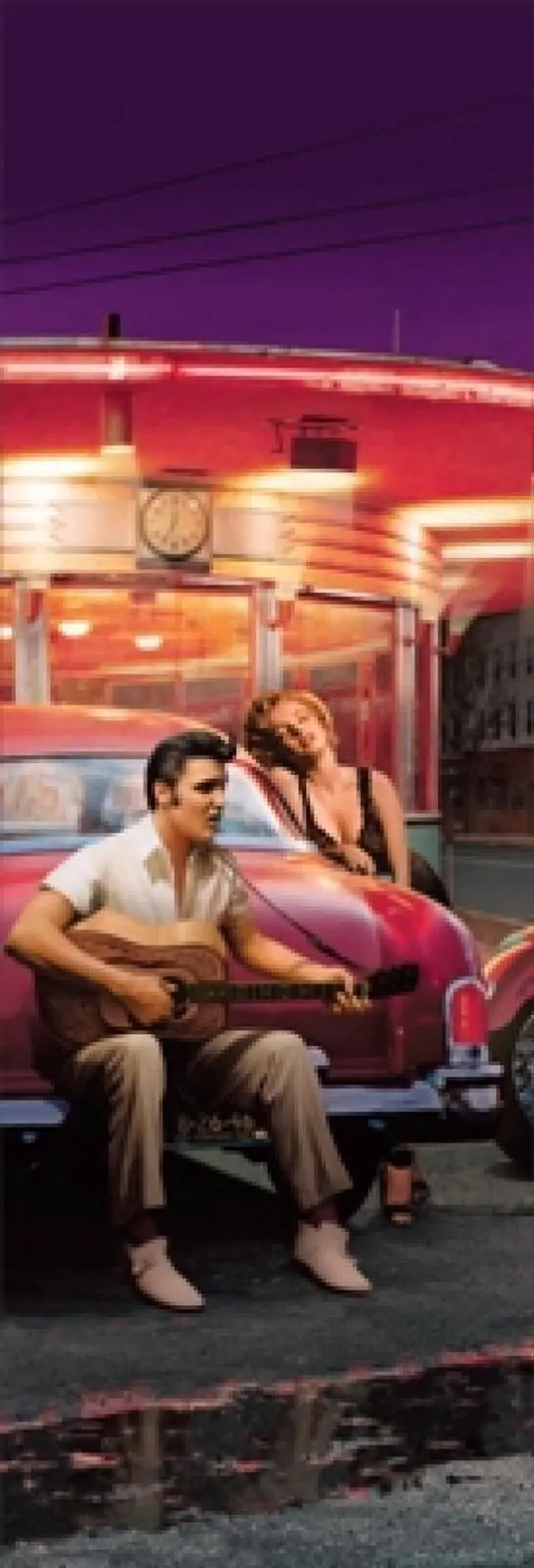 Main image of Crossroads - Elvis Presley and Marilyn Monroe - Door Poster Print (21 X 62)