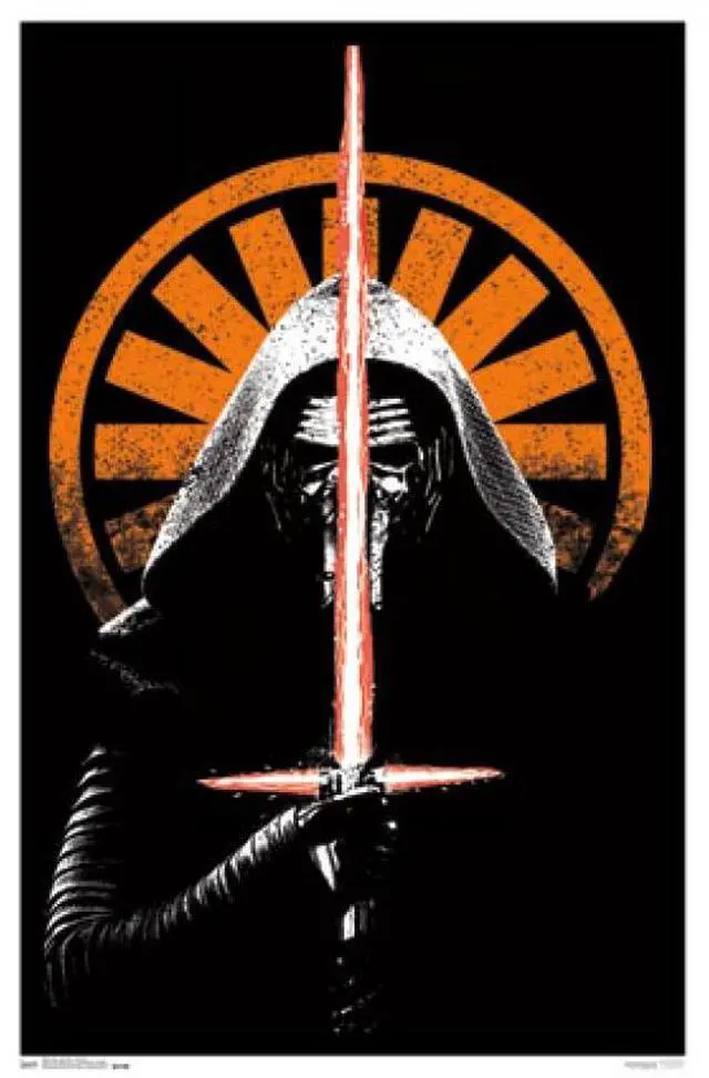 Main image of Black Light - Star Wars The Force Awakens - Kylo Ren Poster (23 x 35)