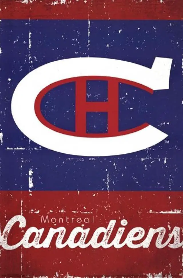 Main image of Montreal Canadiens - Retro Logo 13 Poster Print (22 x 34)