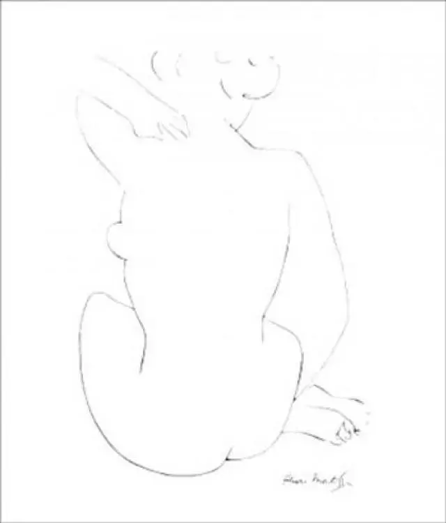Main image of Black Sketch - Henri Matisse Poster Print (22 x 28)