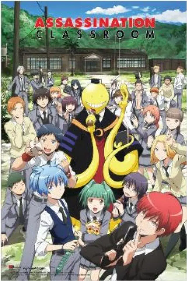 Main image of Assasination Classroom Group Outside (Anime) Poster Print (24 x 36)