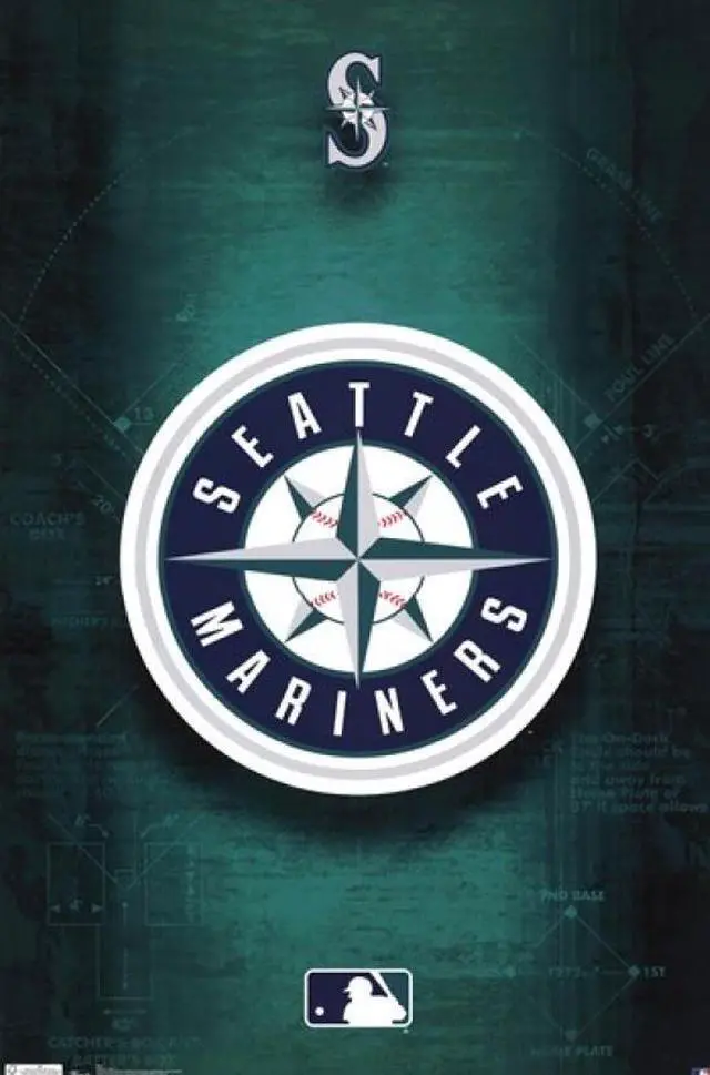 Main image of Mariners - Logo 11 Poster Print (24 x 36)