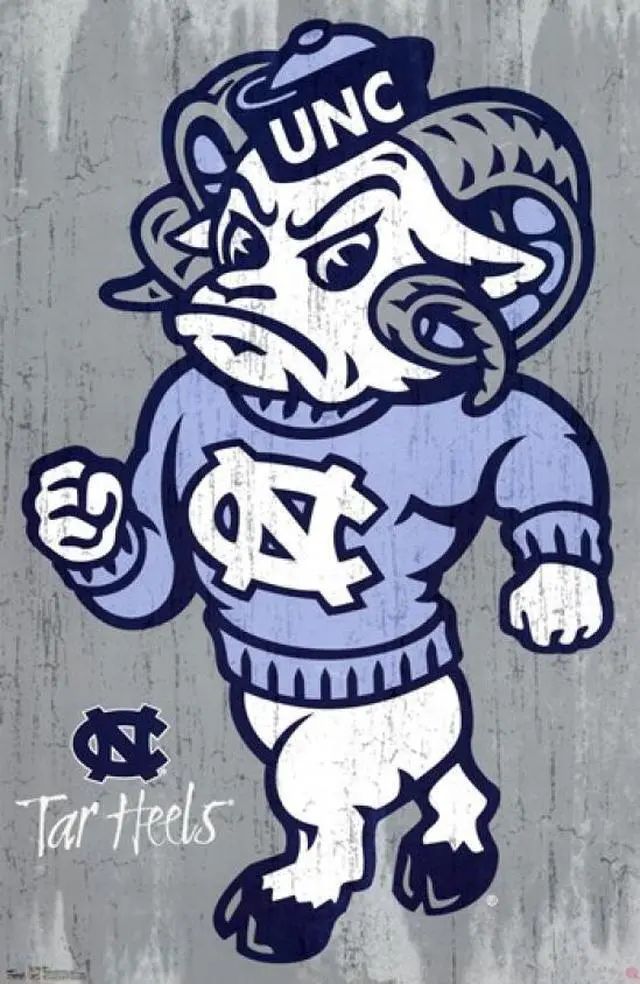 Main image of University of North Carolina - Logo 13 Poster Print (22 x 34)