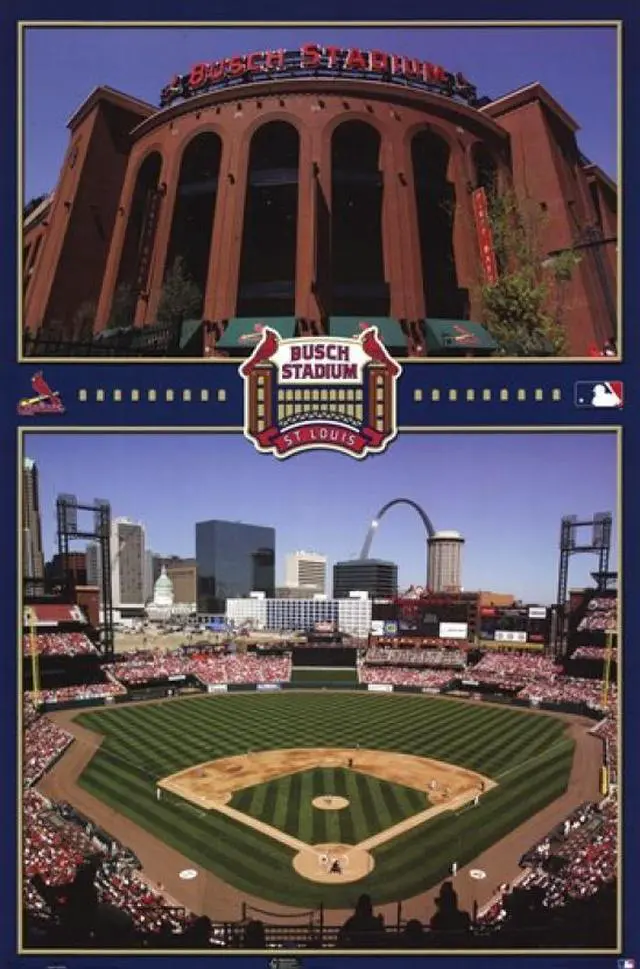 Main image of Busch Stadium St. Louis Poster Print (24 x 36)