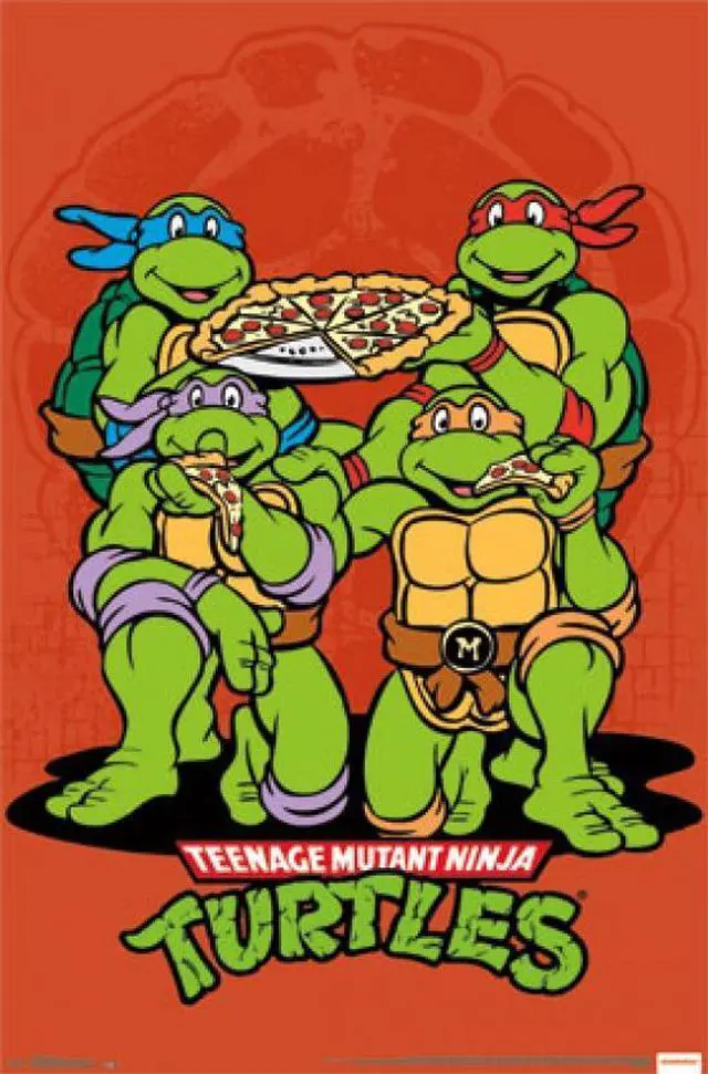 Main image of TMNT - Pizza Poster Print (22 x 34)