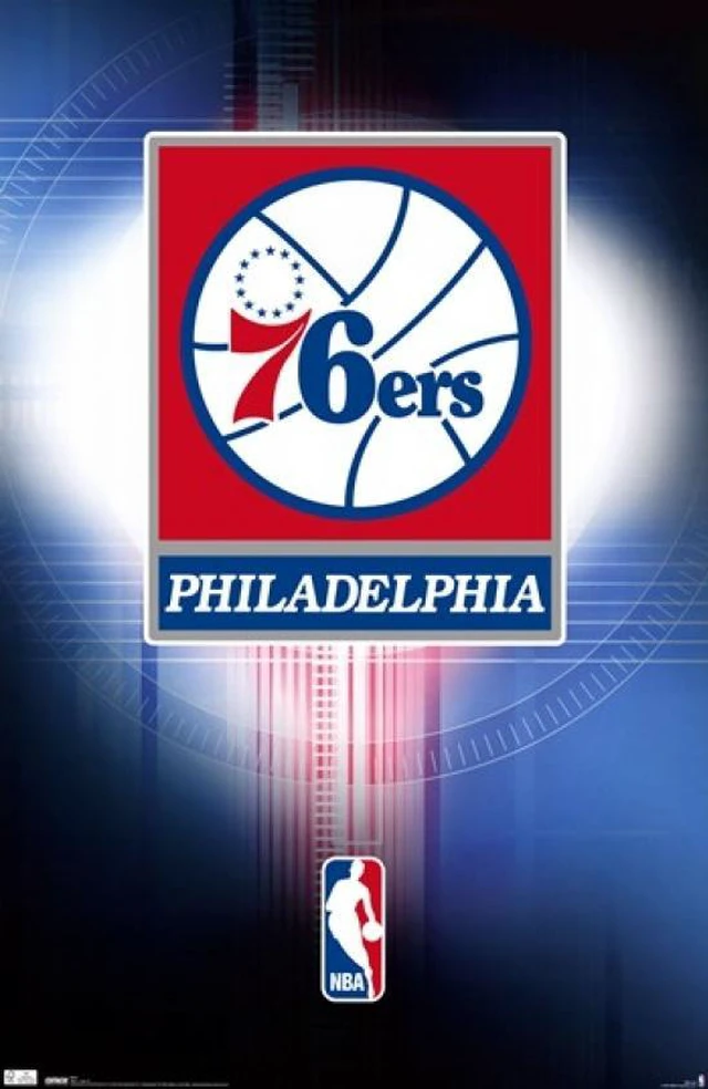 Main image of Philadelphia 76ers - Logo 10 Poster Print (22 x 34)