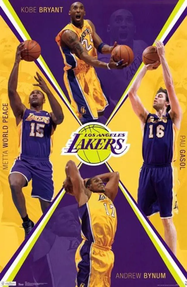 Main image of Lakers - Team 11 Poster Print (22 x 34)