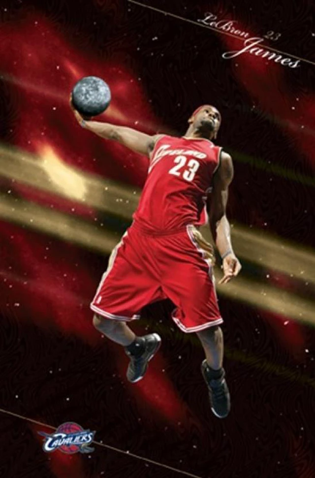 Main image of Lebron James Poster Print (22 x 34)